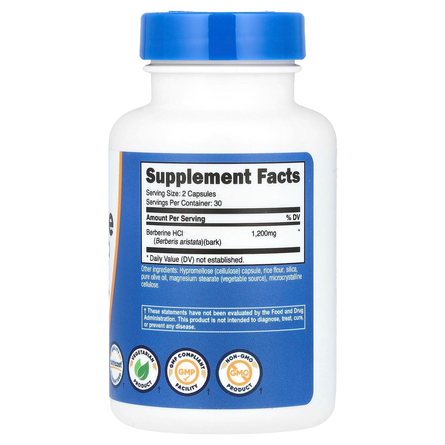 Nutricost Berberina 1200 mg 60 Cápsulas