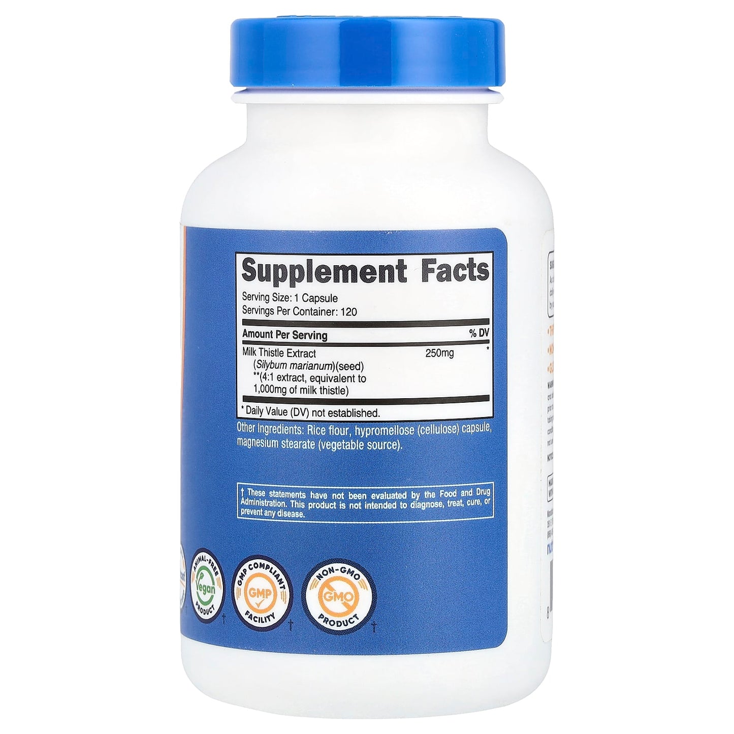 Nutricost Cardo Mariano 1000 mg 120 Capsules