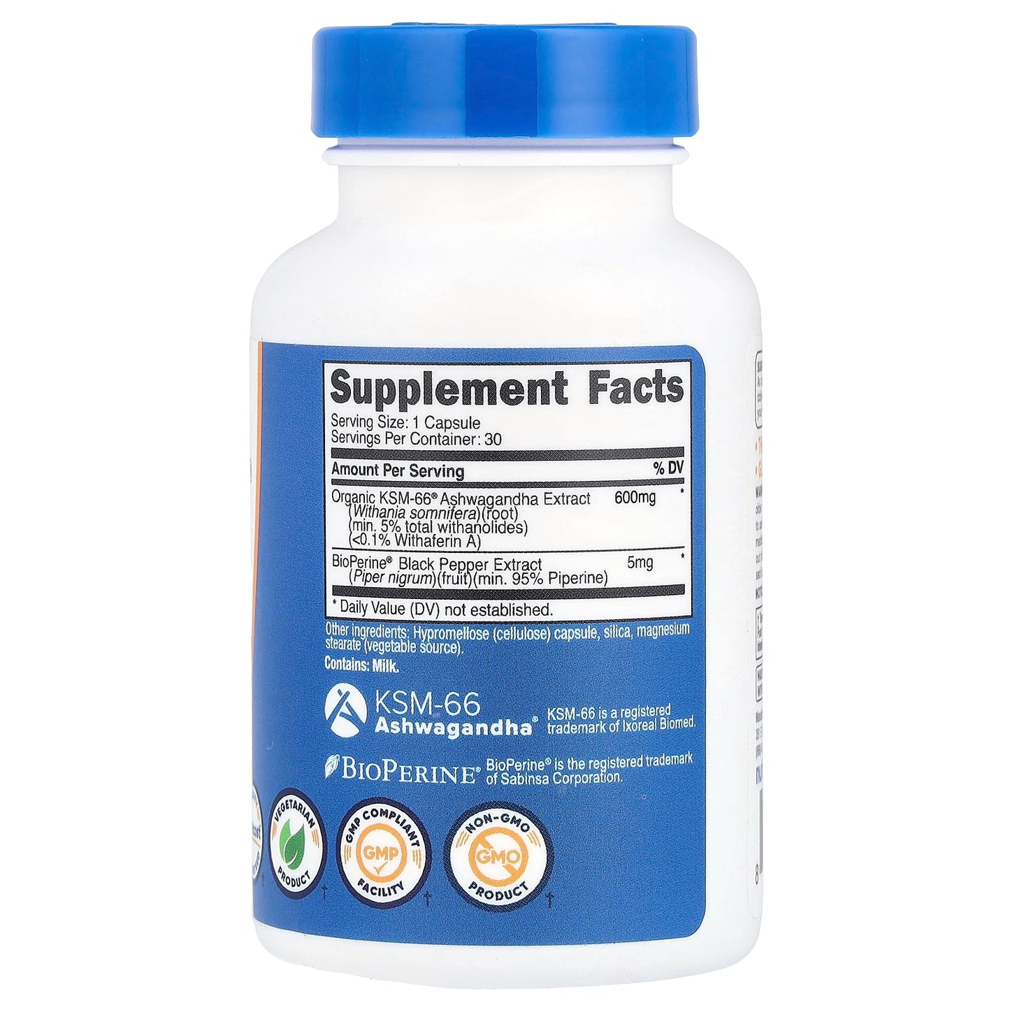 Nutricost KSM-66 Ashwagandha 600 mg 30 Cápsulas