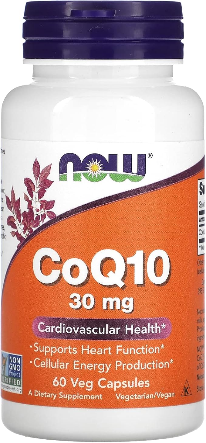 NOW Foods CoQ10 100 mg 60 Cápsulas