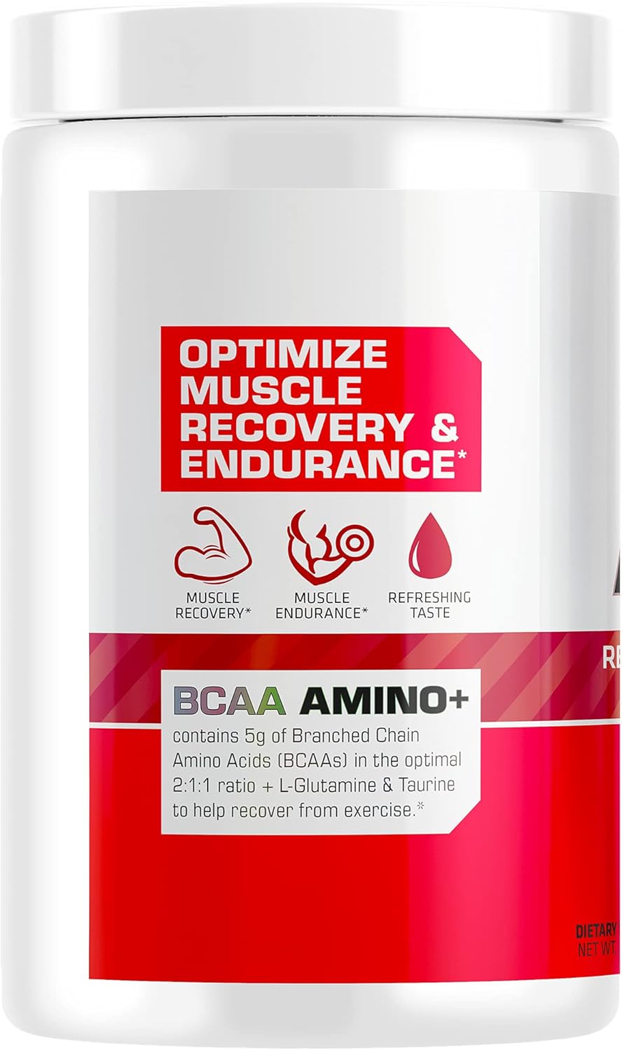 USN BCAA Amino+ Supplement - Ponche de Frutas, 11.60 oz