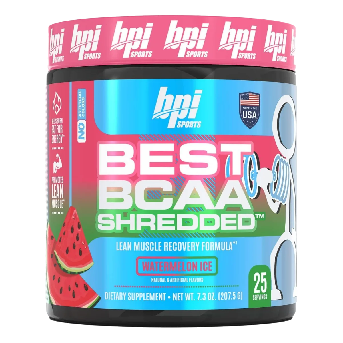 BPI Sports Best BCAA Shredded - Fórmula de Recuperación Termogénica sin Cafeína