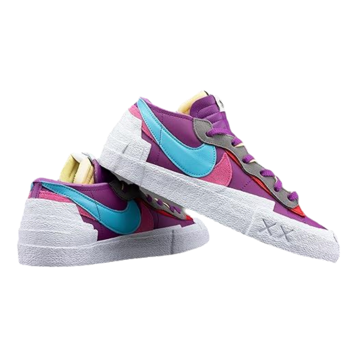 Blazer Low Sacai KAWS Purple Duks - 7US