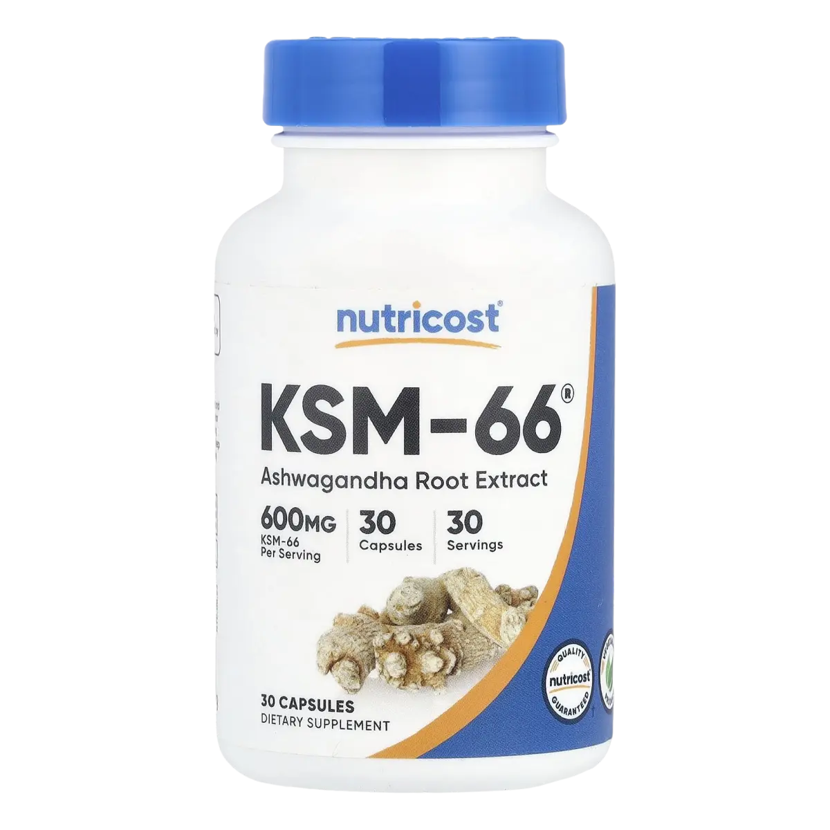 Nutricost KSM-66 Ashwagandha 600 mg 30 Cápsulas