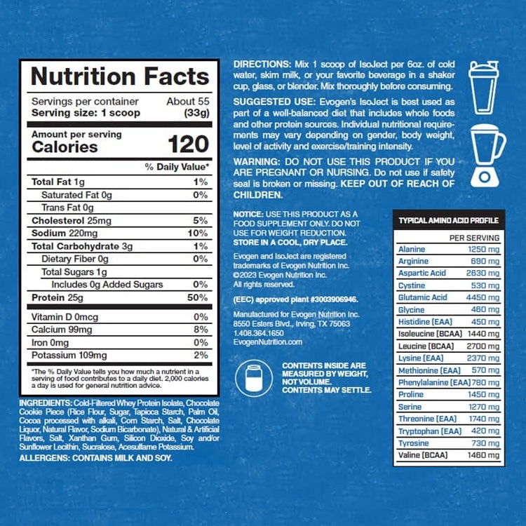 IsoJect 4lb | Proteína de Suero Isolatada 55 servicios - MarketFit