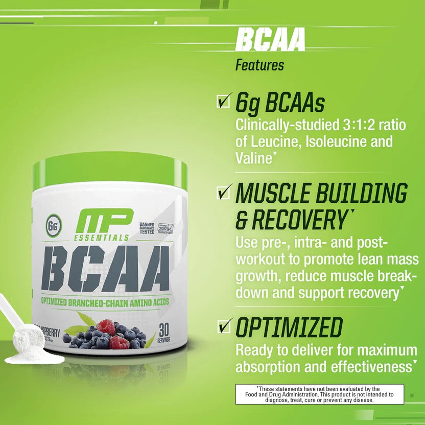 MusclePharm Essentials BCAA - 30 Servicios