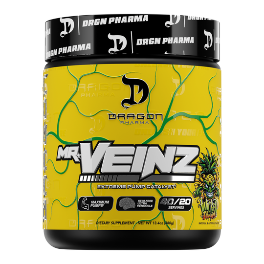 🆕 Dragon Pharma Mr. Veinz Stim Free Pre-Entreno 256g