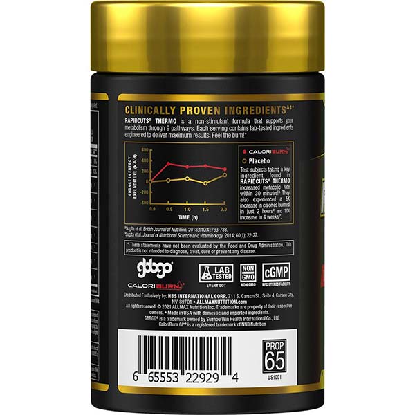 Rapidcuts Thermo: Quemador de Grasa sin Estimulantes