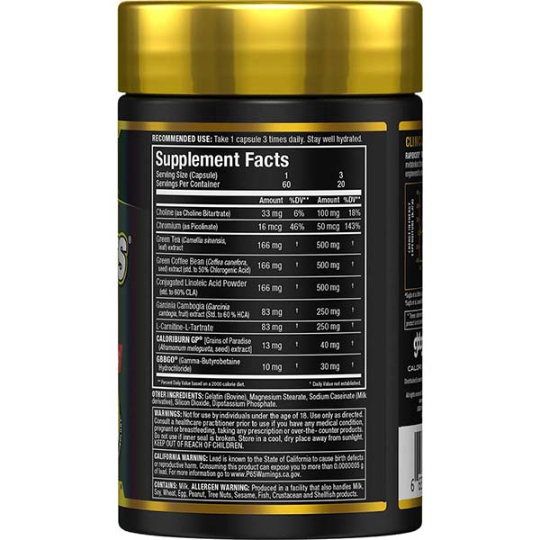 Rapidcuts Thermo: Quemador de Grasa sin Estimulantes