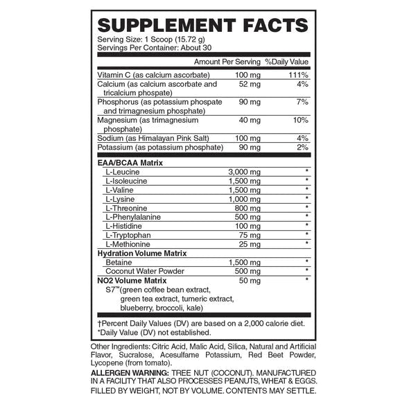 Amino K.E.M. | BCAA’s, EAA's y Vasodilatadores 30 servicios - MarketFit