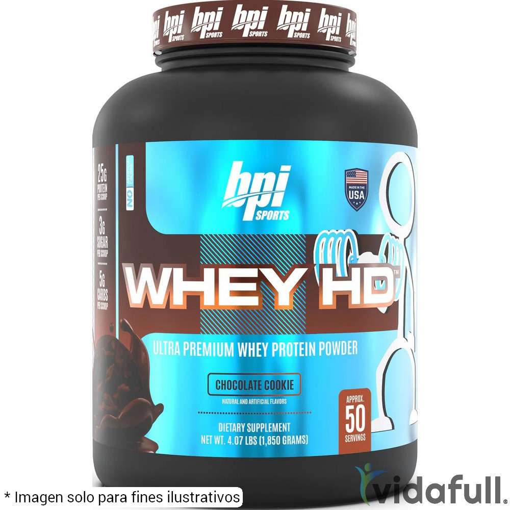 BPI Sports Whey HD Whey Protein 4 LB Chocolate Cookie