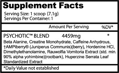 PSYCHOTIC Variety Pack | Pre-entreno 30 servicios - MarketFit