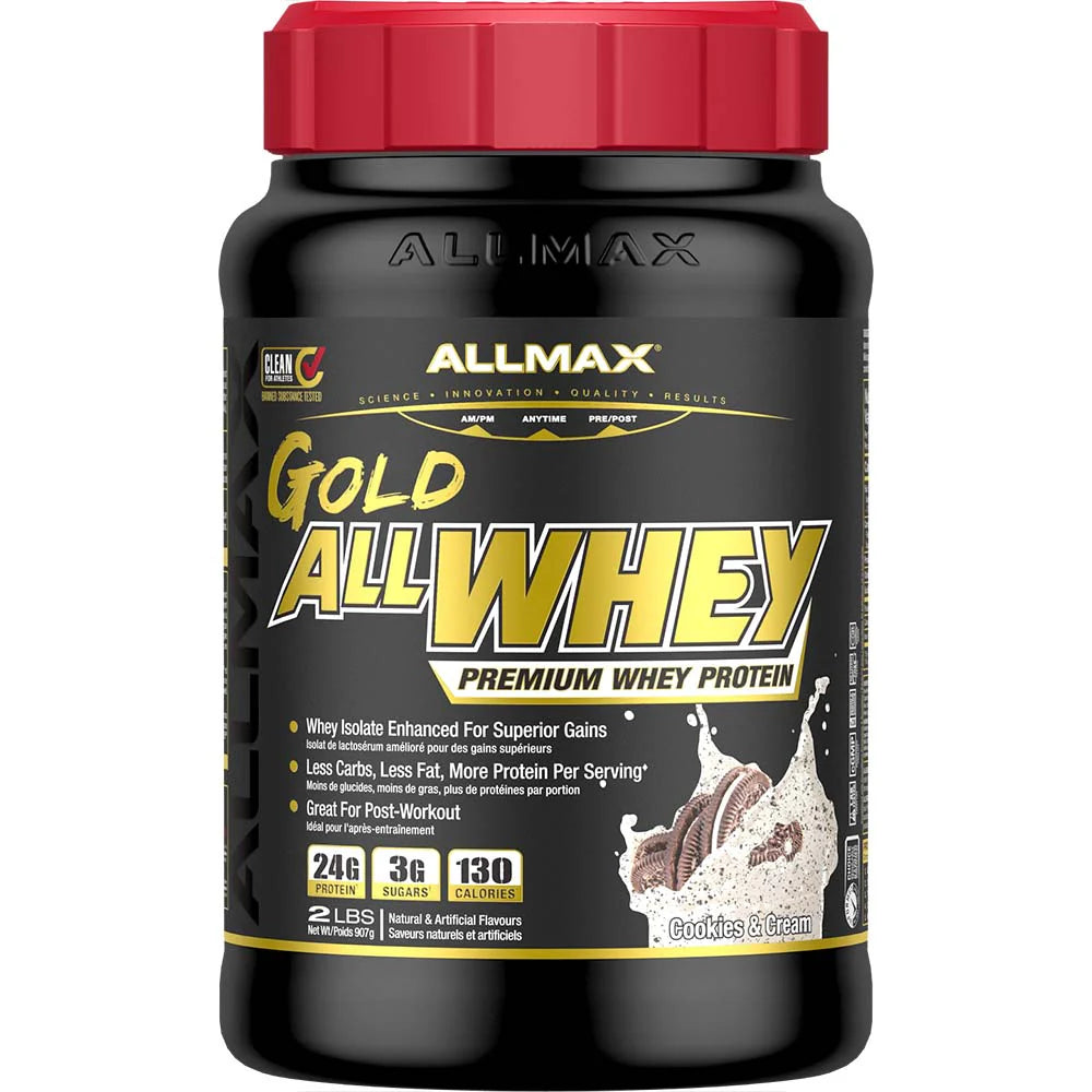 Gold AllWhey: proteína de suero de primera calidad - 5lb
