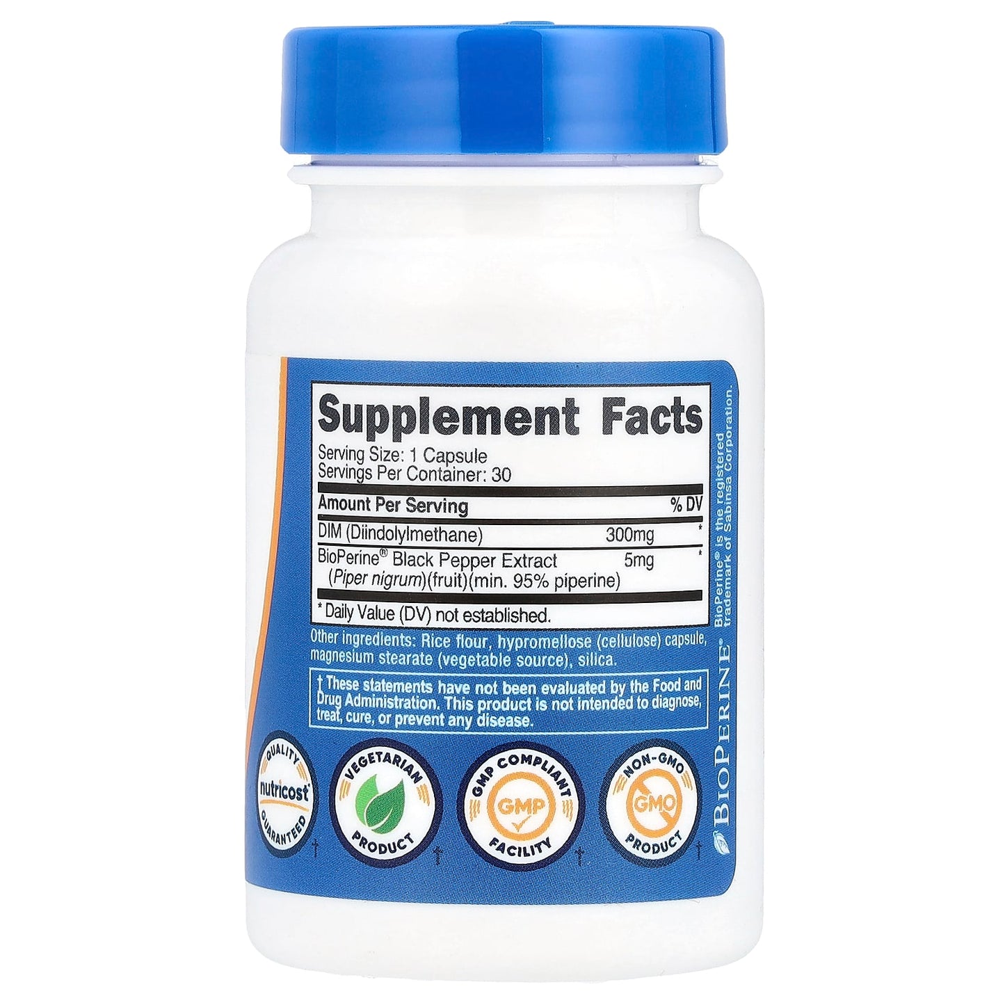 Nutricost DIM 300 mg 30 Capsules