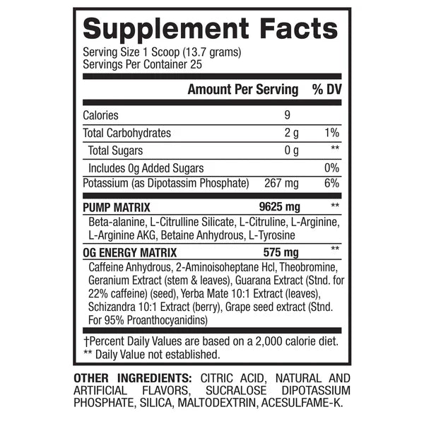 1.M.R™ - OG Pre-Workout Formula