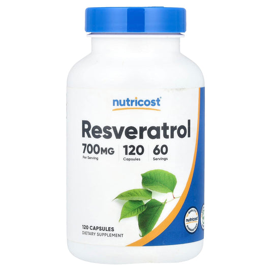 Nutricost Resveratrol 700mg 120 Cápsulas