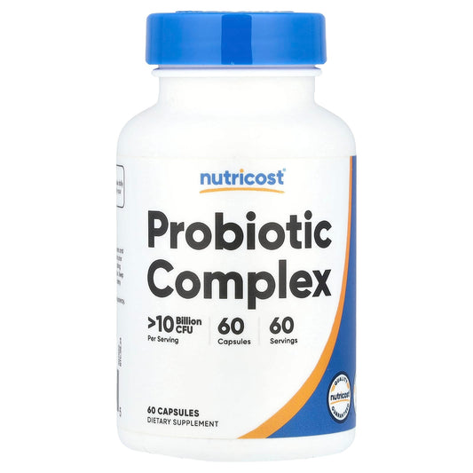 Nutricost Complejo Probiótico 60 Cápsulas 10 Mil Millones UFC