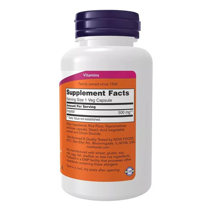 Now Foods Inositol 500 mg 100 Cápsulas