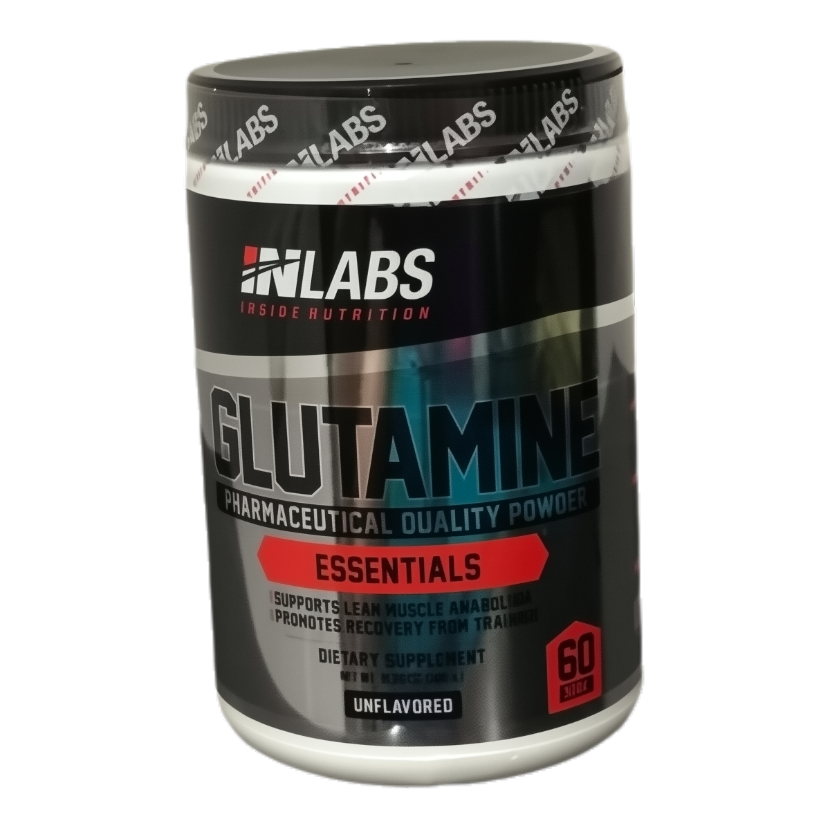 Inlabs Glutamine Essentials Polvo 500 g (60 Servicios) Sin Sabor - MarketFit