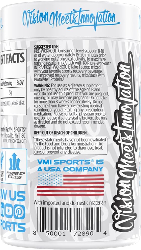 VMI Sports Creatine Monohydrate Powder 363g - Unflavored
