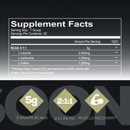 Redcon1 Basic Training Series BCAA - 150g, 30 Servicios