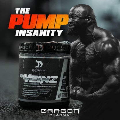 🆕 Dragon Pharma Mr. Veinz Stim Free Pre-Entreno 256g