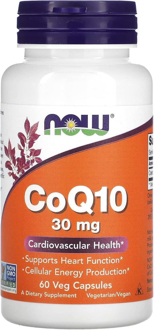 NOW Foods CoQ10 100 mg 60 Cápsulas