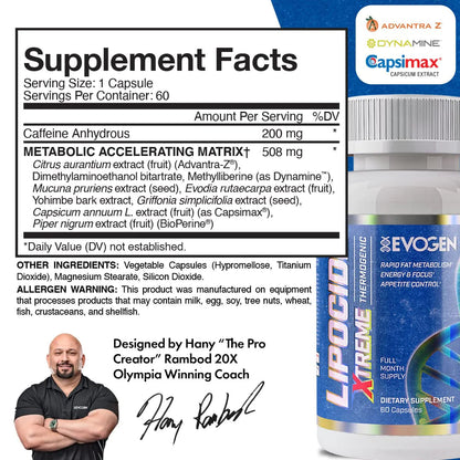 Lipocide XTREME | Quemador 60 cápsulas - MarketFit