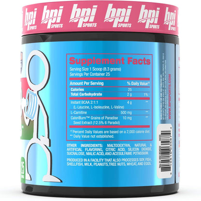 BPI Sports Best BCAA Shredded - Fórmula de Recuperación Termogénica sin Cafeína