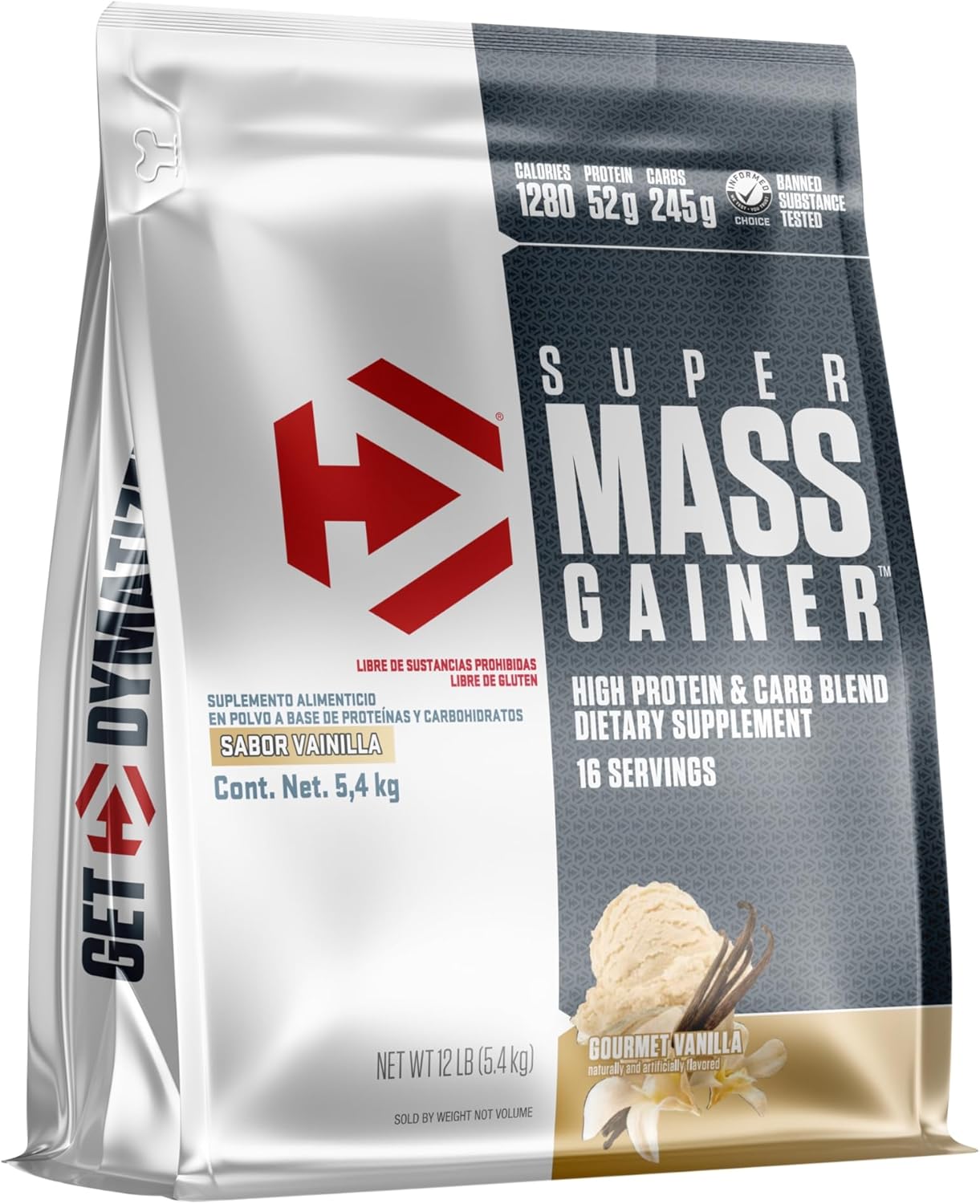 Dymatize Super Mass Gainer 12 Lbs Vainilla