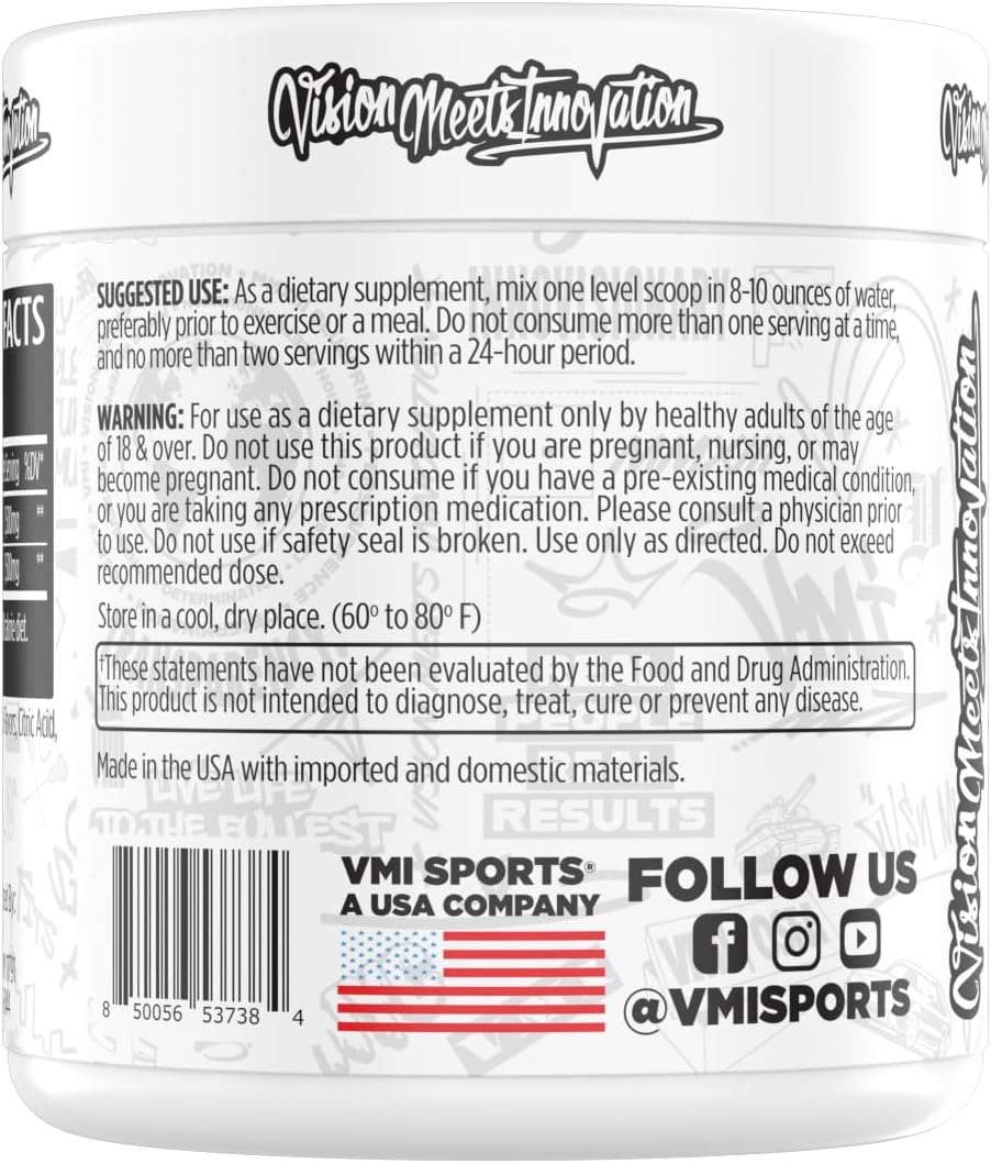 VMI Sports L-Carnitina 3000 Polvo 30 Porciones - Patriot Pop