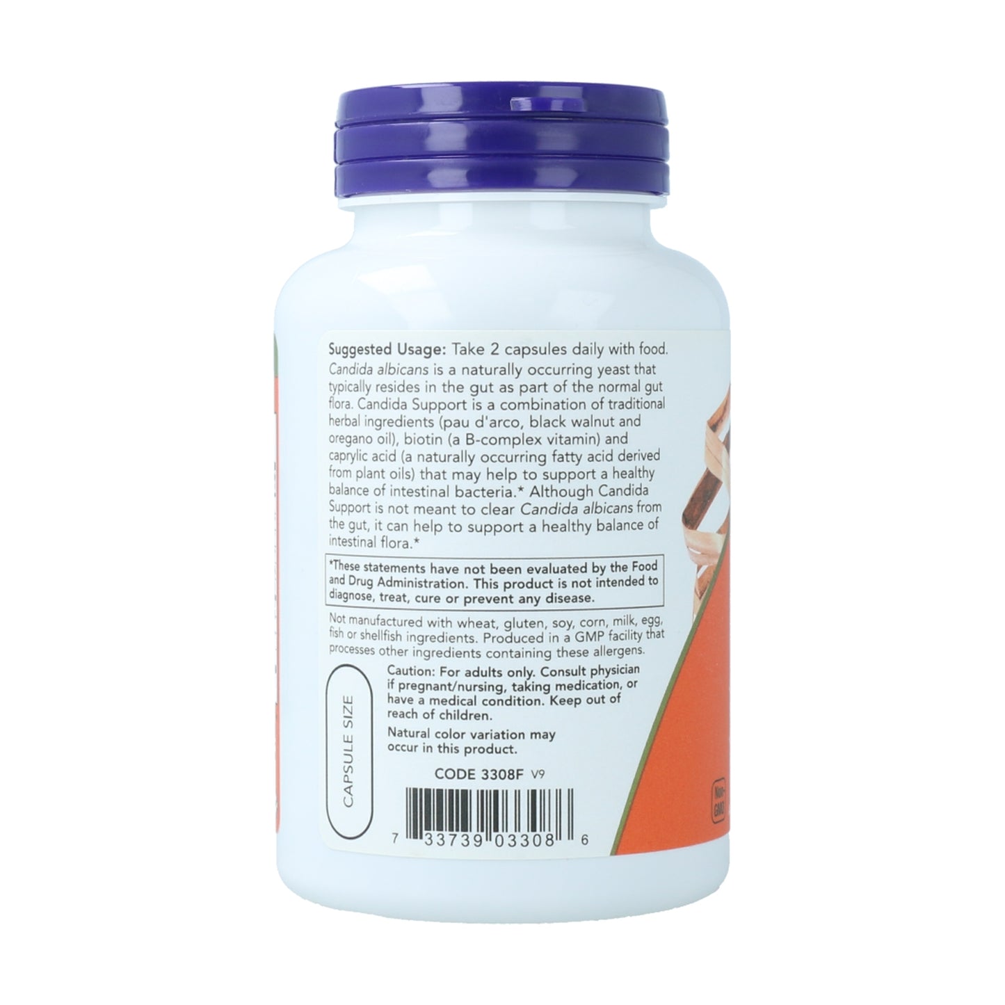 Now Foods Candida Support 90 Cápsulas