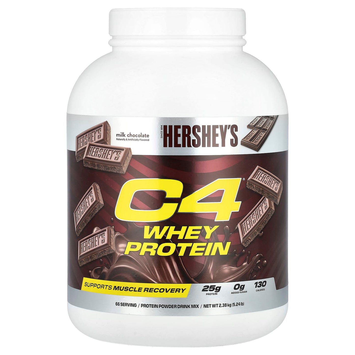C4 Whey Protein - Hersheys Chocolate - 66 Serv 5 Lbs