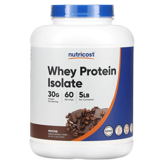 Nutricost Aislado de Proteína de Suero de Leche 2268 g (5 lb)