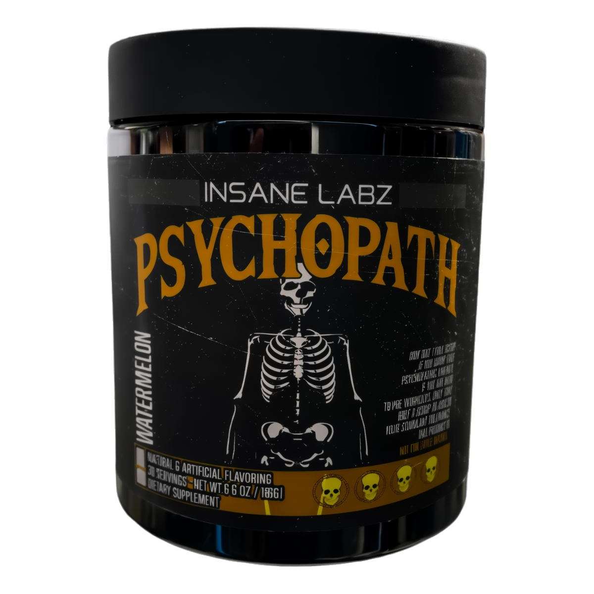 Insane Labz Psychopath Pre Entreno Watermelon 30 Servicios - MarketFit