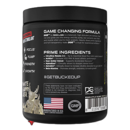 Pre-entreno con nootrópicos BAMF 30 servicios - MarketFit
