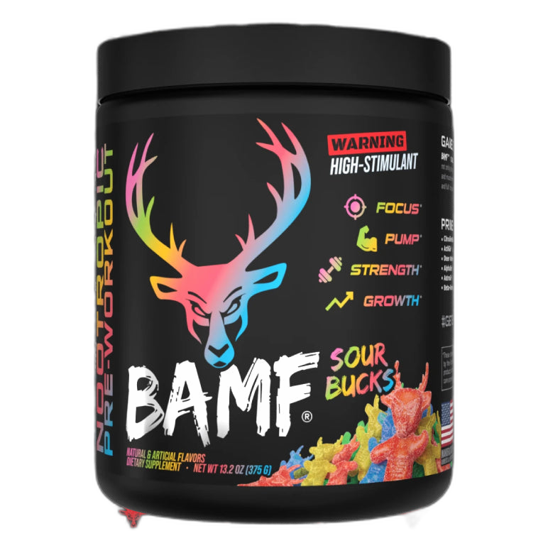 Pre-entreno con nootrópicos BAMF 30 servicios - MarketFit
