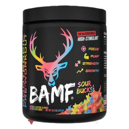 Pre-entreno con nootrópicos BAMF 30 servicios - MarketFit