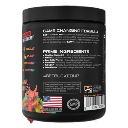 Pre-entreno con nootrópicos BAMF 30 servicios - MarketFit