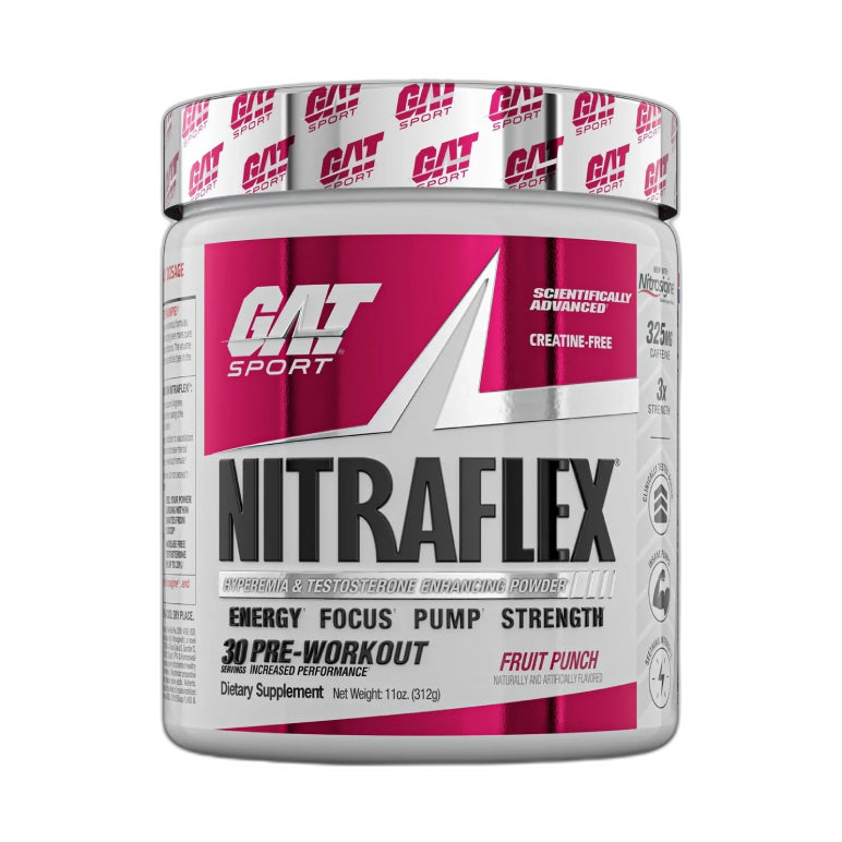 NITRAFLEX | Pre-entreno con precursor de test 30 servicios - MarketFit