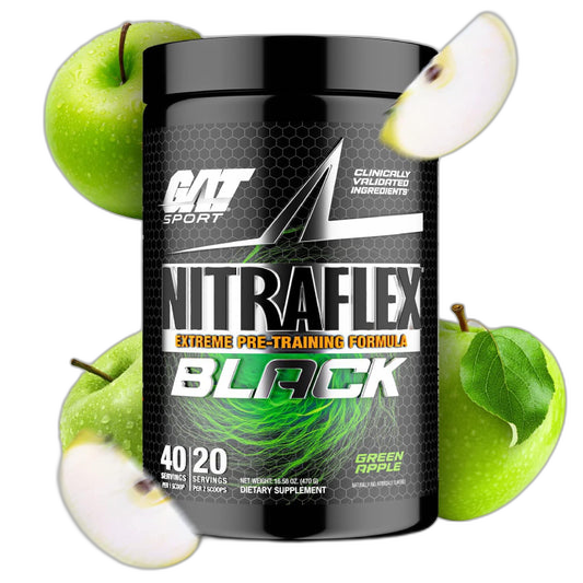NITRAFLEX BLACK | Pre-entreno extremo 40 servicios - MarketFit