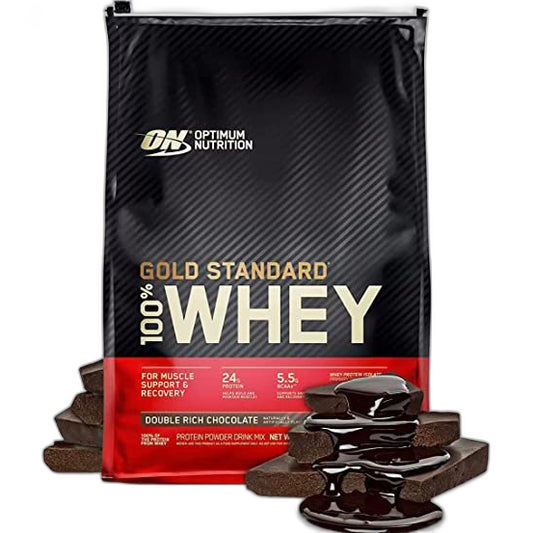 Gold Standard 100% Whey 10lb | Proteína Premium 141-149 porciones - MarketFit