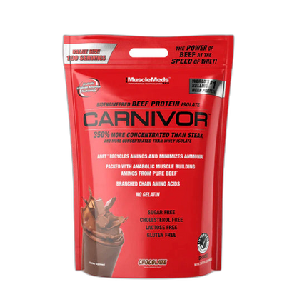 CARNIVOR 8lb | Proteína de carne de res isolatada y Creatina 100 servicios - MarketFit