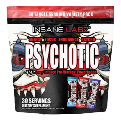 PSYCHOTIC Variety Pack | Pre-entreno 30 servicios - MarketFit
