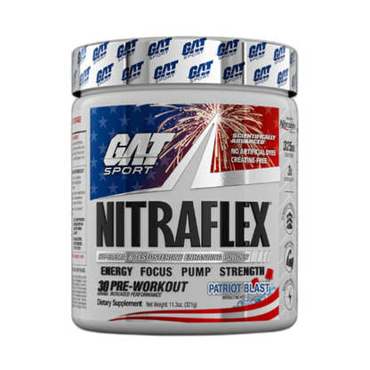 NITRAFLEX | Pre-entreno con precursor de test 30 servicios - MarketFit