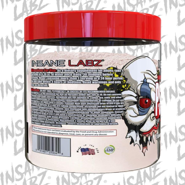 PSYCHOTIC CLEAR | Pre-entreno 20 servicios - MarketFit