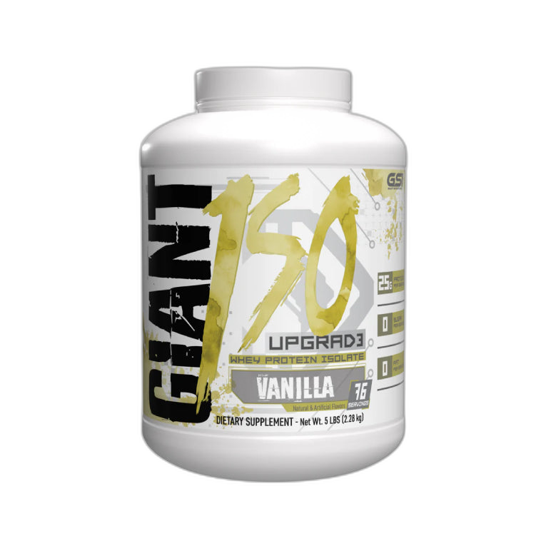 GIANT ISO UPGRAD3 5lb | Proteína de suero de leche Isolatada (Whey Isolate) 73-74 servicios