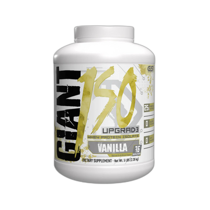 GIANT ISO UPGRAD3 5lb | Proteína de suero de leche Isolatada (Whey Isolate) 73-74 servicios