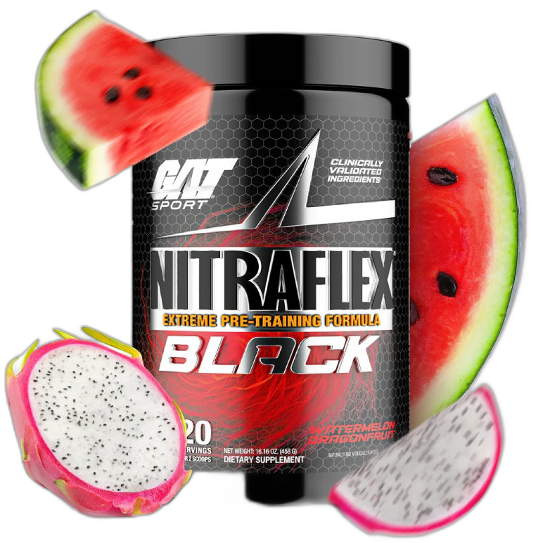 NITRAFLEX BLACK | Pre-entreno extremo 40 servicios - MarketFit