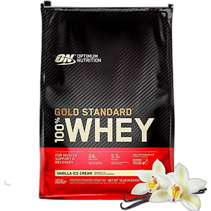 Gold Standard 100% Whey 10lb | Proteína Premium 141-149 porciones - MarketFit